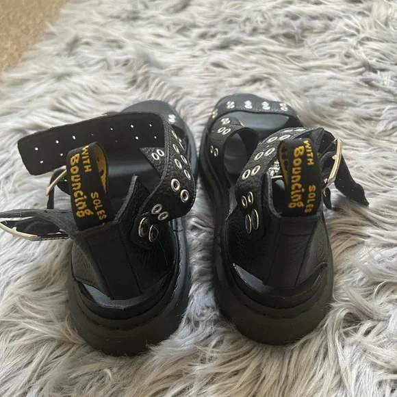 Dr. Martens Black Sandals with Silver Accents - Picture 5 of 6